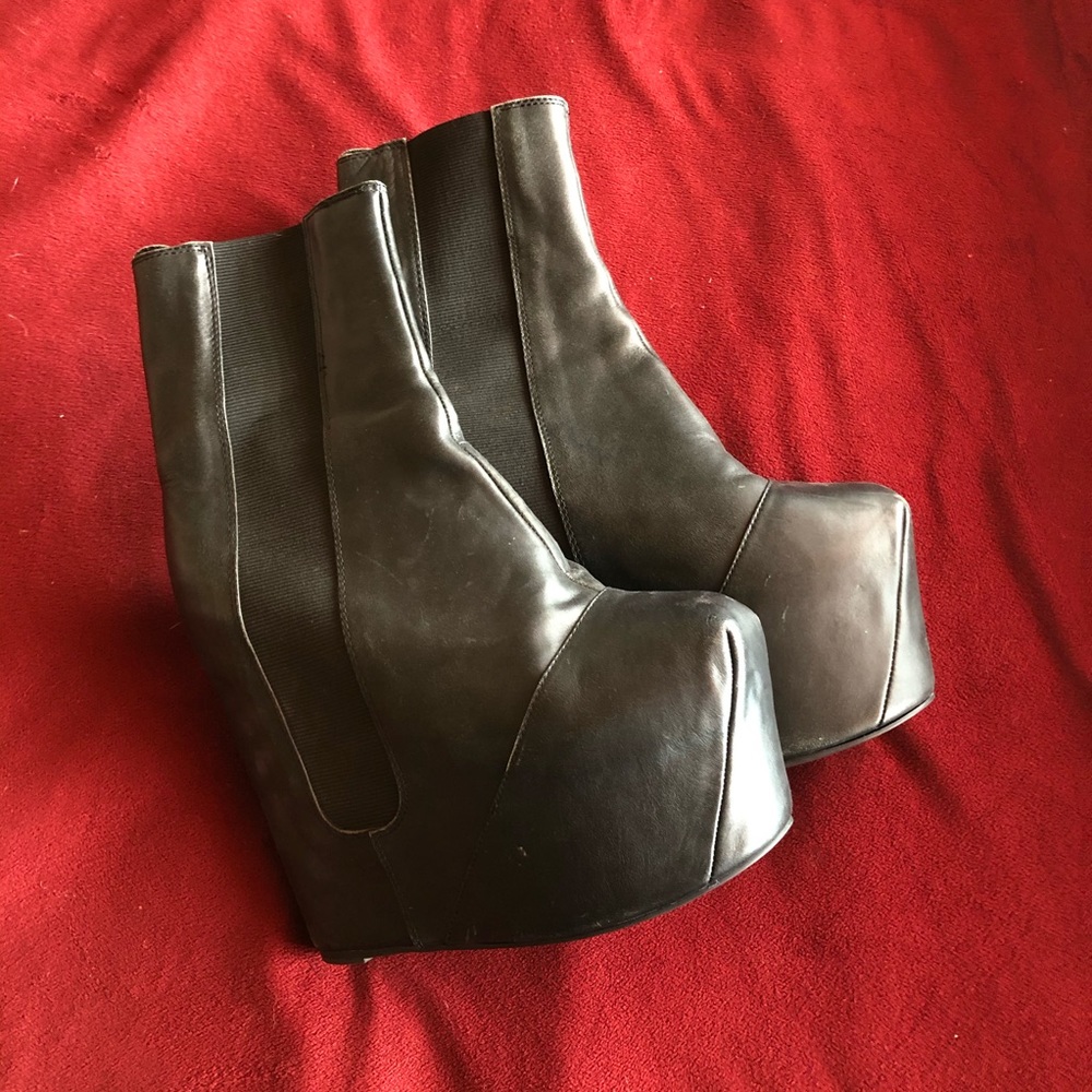 Jeffrey Campbell Bolen Wedge Booties